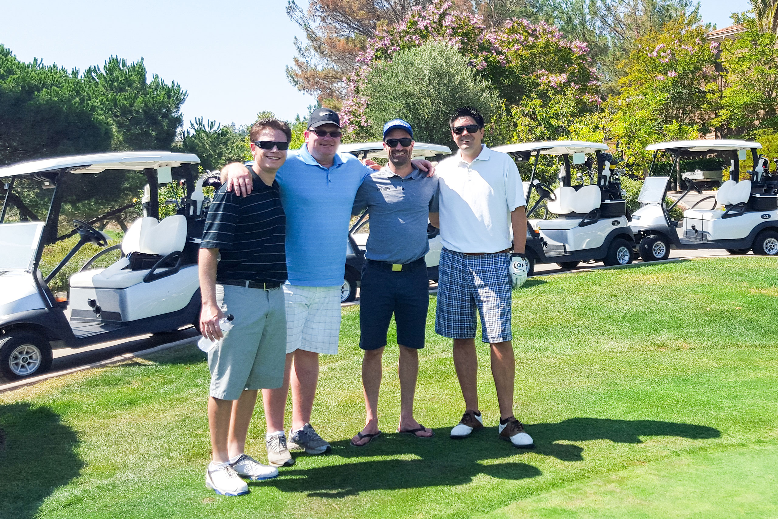 Matt, Ben, Juan and Scott Supporting United Way Silicon Valley